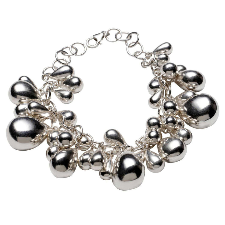 Maeve Silver Droplets Bracelet - Corazon Latino